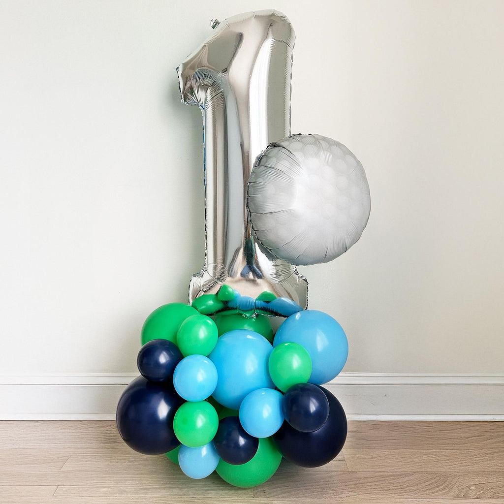 Golf Birthday | Golf First Birthday | Hole in One Party | Highchair Banner | Boy Party Decor | 1st Birthday Bundle | Mastered First Year