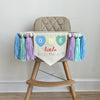 One Little Sweetheart 1st Birthday Banner | Candy Hearts Highchair Decoration | Valentines Day First Birthday Party Sign