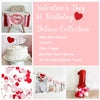 Valentine First Birthday | Sweetheart Party | 1st Birthday Bundle | Red Hearts Balloon Arch | Pink & Red Balloon Garland | Girl Party Decor