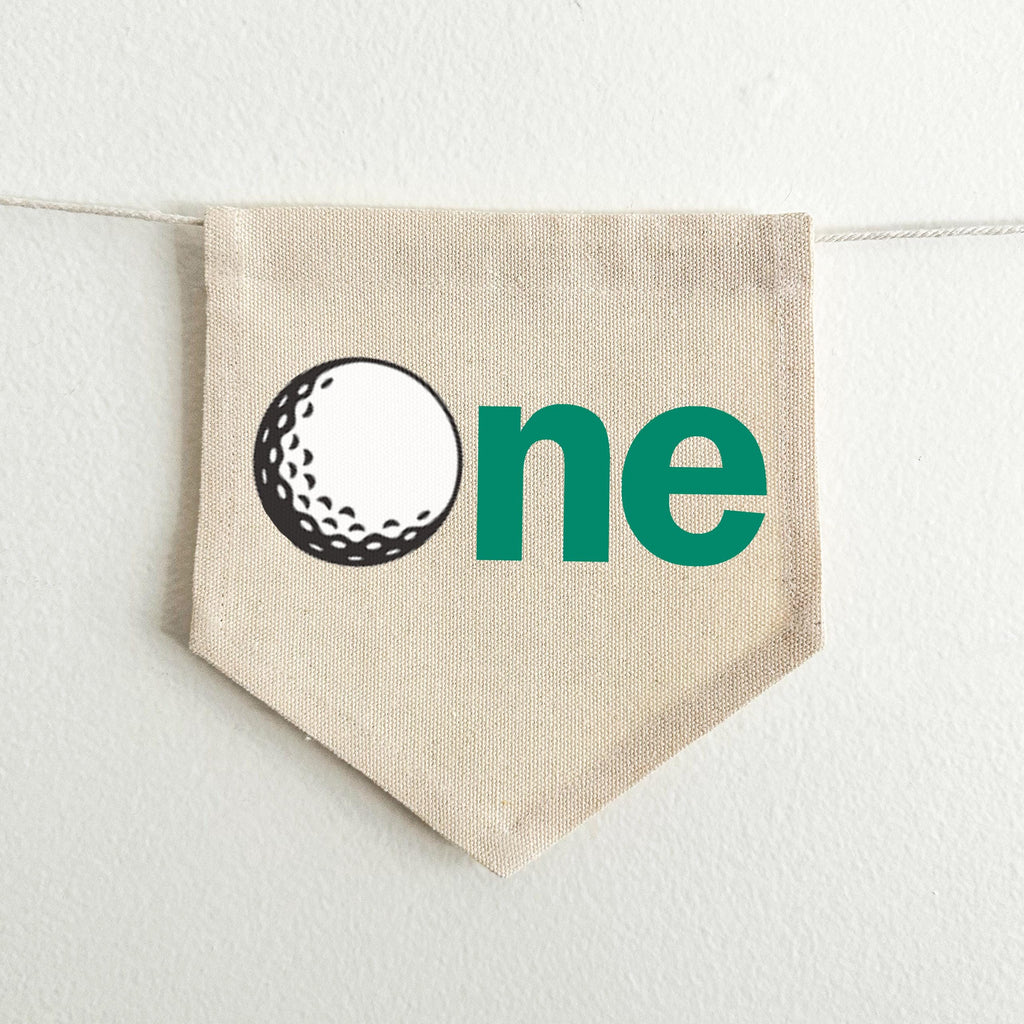 Golf 1st Birthday Party Decorations | Custom Hole in One High Chair Decoration | Sports First Birthday Party | Personalized Golf Banner