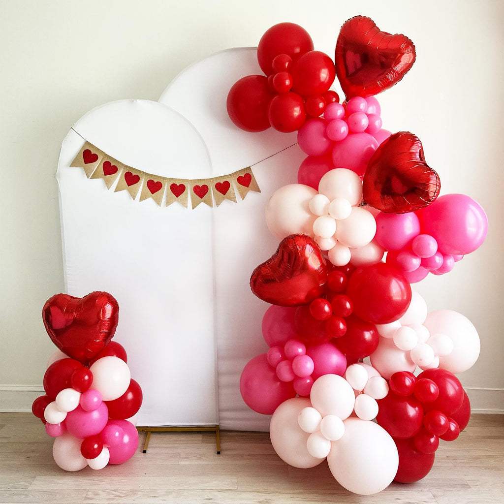 Valentine's Day Party | Valentine Birthday | Little Sweetheart | Baby Shower | Valentine's Day Heart Balloons | Red Balloons