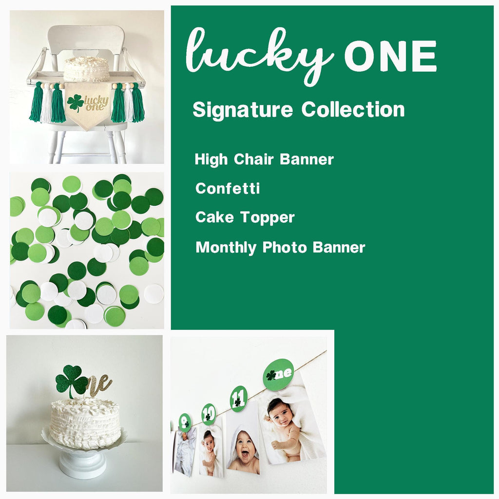 Lucky One First Birthday | St Patrick's Day Birthday | Boy First Birthday Kit | Shamrock Party Decorations | St Paddy's Day | Balloon Arch
