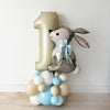 Some Bunny Is One First Birthday Bundle | Easter 1st Birthday Party Decorations | Boys Cake Smash Decor