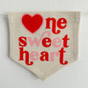 Valentine 1st Birthday Tassel Banner, Custom Valentines Day First Birthday Party, Personalized Heart Highchair Decoration, Cake Smash Banner