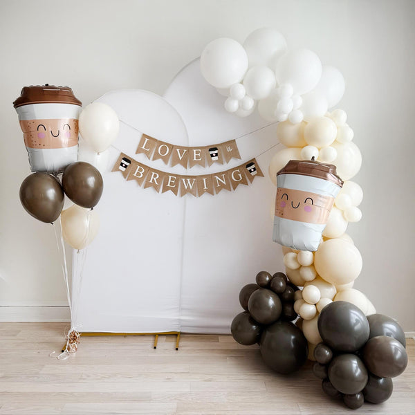 Love is Brewing | Bridal Shower Balloons | Coffee Bridal Shower Theme