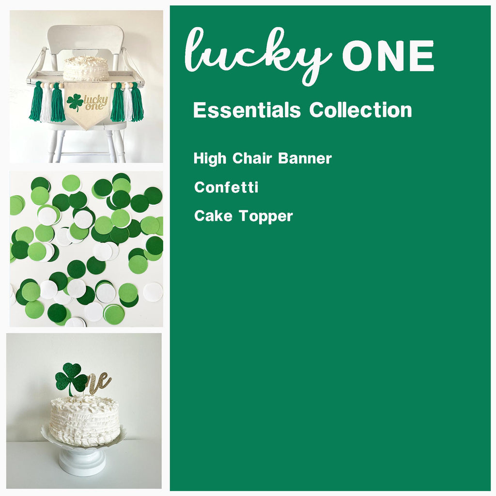 Lucky One First Birthday | St Patrick's Day Birthday | Boy First Birthday Kit | Shamrock Party Decorations | St Paddy's Day | Balloon Arch
