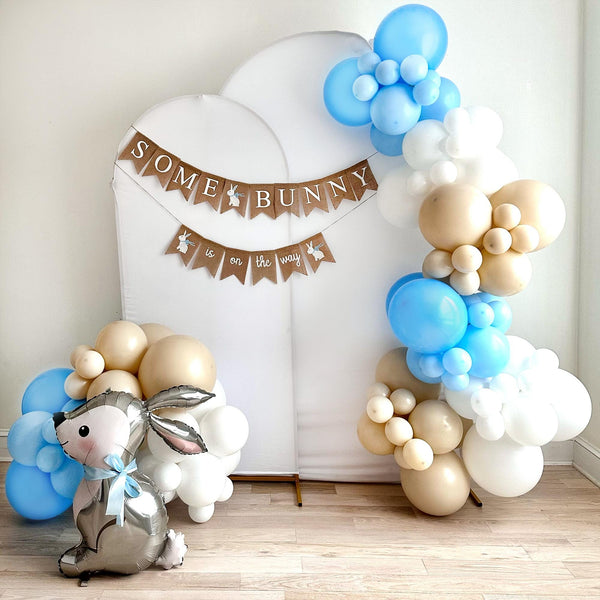 Bunny Baby Shower | Some Bunny Is On The Way Bundle | Easter Baby Announcement | Little Boy Baby Shower
