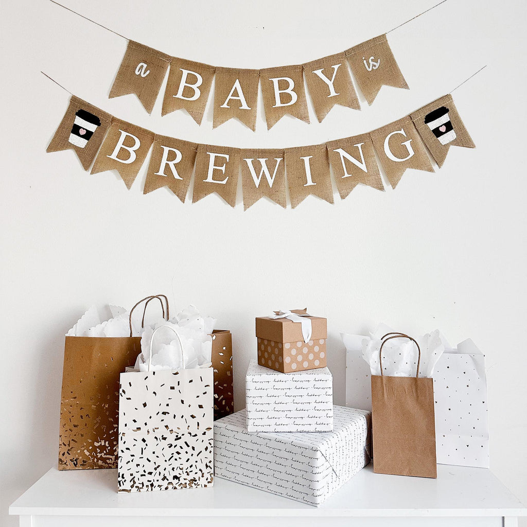 A Baby Is Brewing Baby Shower Decor | Coffee Gender Neutral Baby Shower | Mommy To Be | Gender Reveal Party
