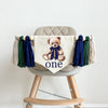 Teddy Bear First Birthday | Beary First Birthday | Highchair Banner | Boy Party Decorations | Cake Smash Prop