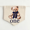 Teddy Bear First Birthday | Beary First Birthday | Highchair Banner | Boy Party Decorations | Cake Smash Prop