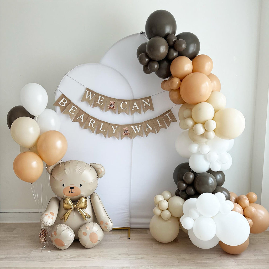 Bear Baby Shower | We Can Bearly Wait Shower | Teddy Bear Baby Announcement | Gender Neutral Baby Shower Bundle