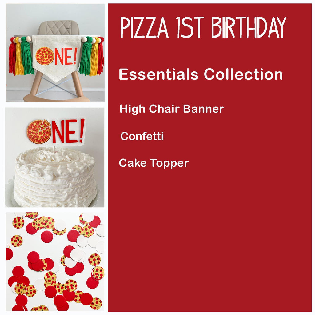 Pizza First Birthday Decor | Pizza 1st Birthday Party | Slice Of Fun | Italian First Birthday Party Theme | One Banner