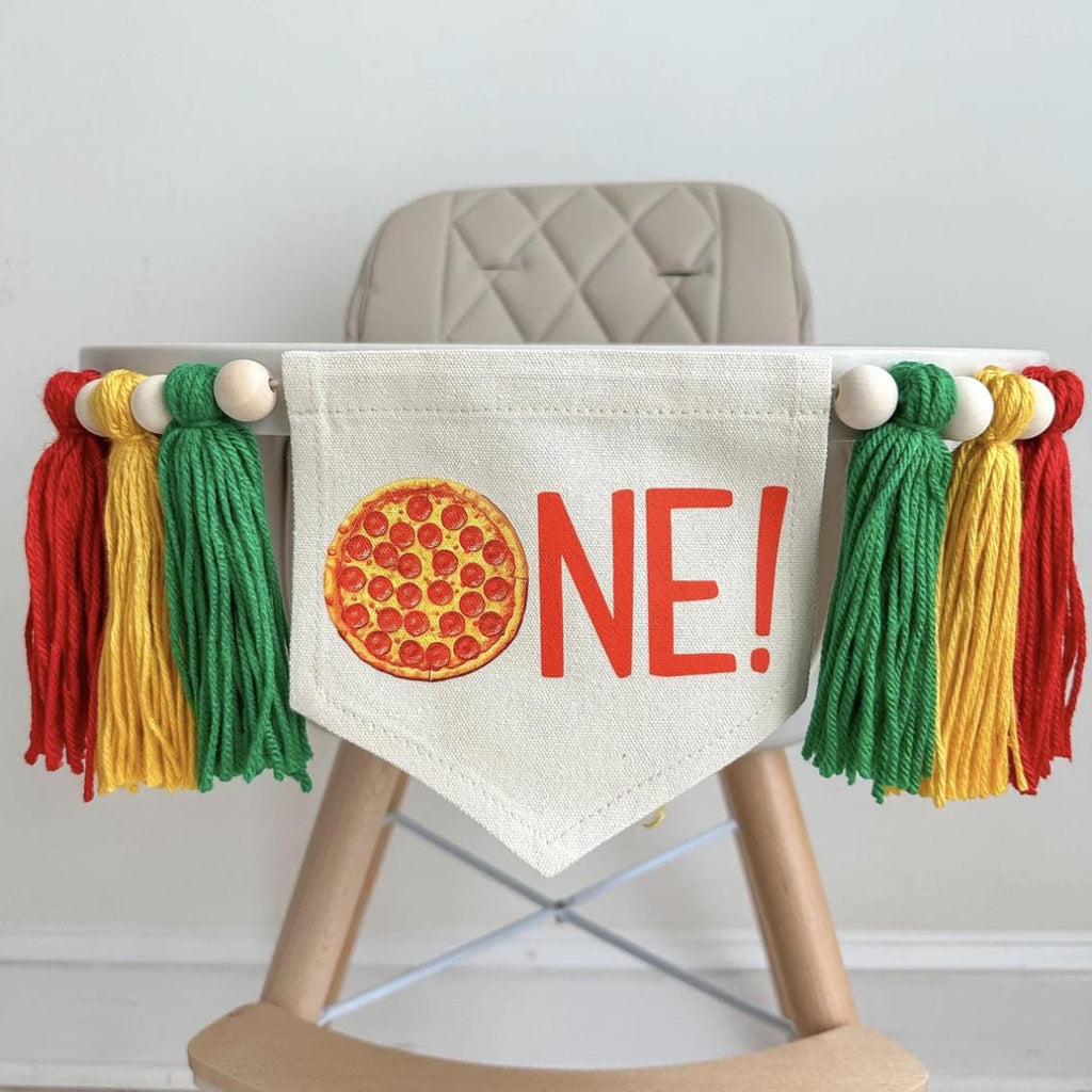 Pizza First Birthday Decor | Pizza 1st Birthday Party | Slice Of Fun | Italian First Birthday Party Theme | One Banner