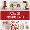Pizza First Birthday Decor | Pizza 1st Birthday Party | Slice Of Fun | Italian First Birthday Party Theme | One Banner