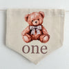 Teddy Bear Birthday | Highchair Banner | Beary First Birthday | Bear Party Decorations | 1st Birthday Boy | Cake Smash Prop