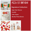 Pizza First Birthday Decor | Pizza 1st Birthday Party | Slice Of Fun | Italian First Birthday Party Theme | One Banner
