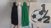 Soccer Half Birthday Tassel Banner, Six Month Soccer Highchair Party Decorations, Little Goalie Birthday Party Sign, Half Birthday Decor