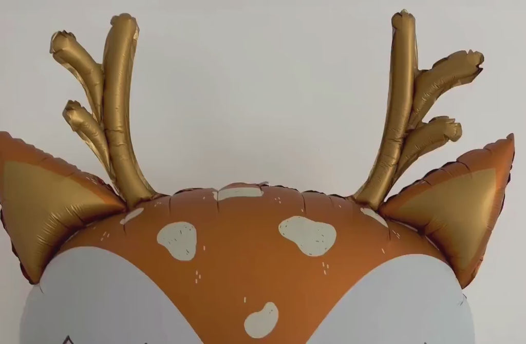 thumbnail image 2 of 39 Inch Woodland Deer Foil Balloon (PKG 2 of 11