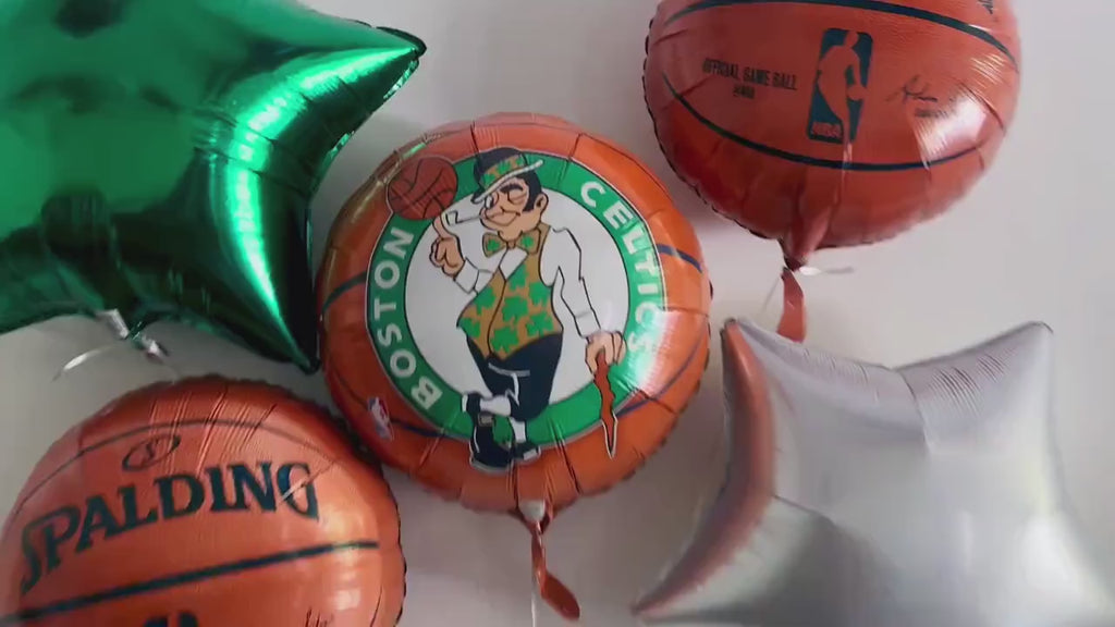 NBA Celtics Party Collection | Basketball Party Decor | Basketball Balloon Decor | Sports Balloon Garland | COL385