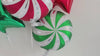 Peppermint Christmas Balloon Bouquet,  Holiday Party Decorations, Red and Green Candy Balloons COL517