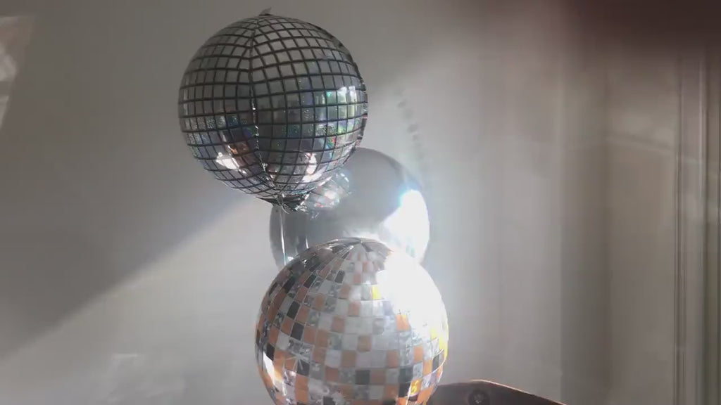 Disco Balloons, Disco Ball Party Balloons, 70s 80s Party Decor, Foil Dance Party Balloon, New Year Decoration, Music Party Theme