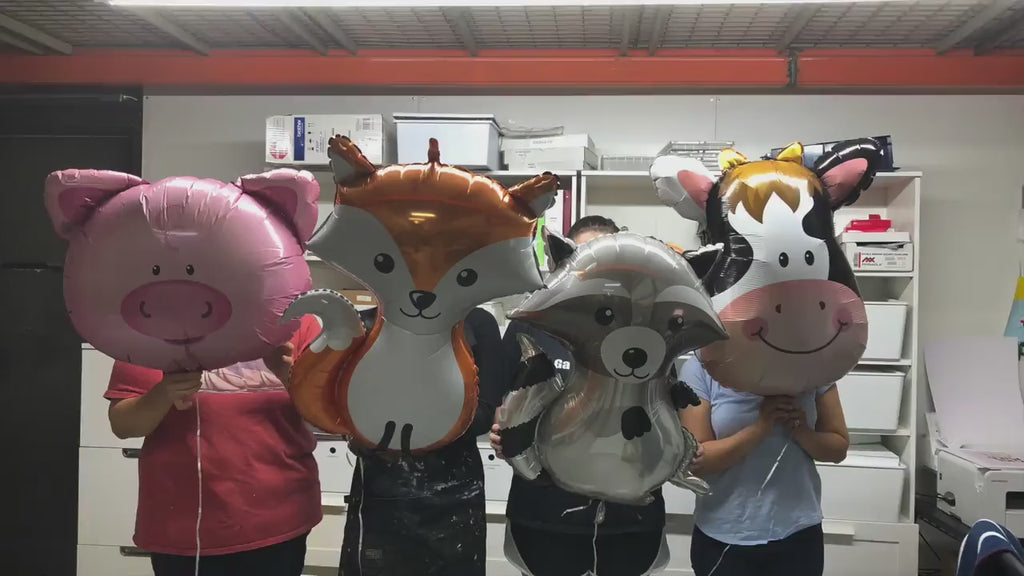 Woodland Fox Balloons, Woodland Party Decor, Fox Party Decoration, Woodland Birthday Party, Large Fox Foil Balloon, Woodland Themed Decor