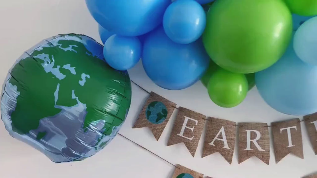 Earth Day Burlap Collection, Earth Day Party Decorations, Globe Decor, Earth Day Decorations, Earth Day Party, Globe Party Decor COL277