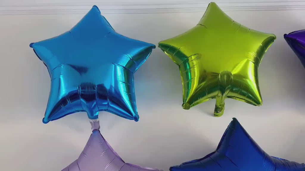 Individual Star Balloon | Birthday Party Decor | Celebration Balloons | Colorful Star Balloons | Star Balloons | Graduation Balloons
