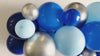 Blue and Silver Balloon Garland, Balloon Party Kit, Blue Party Decorations, Blue and Silver Balloon Garland, Blue Party Decor