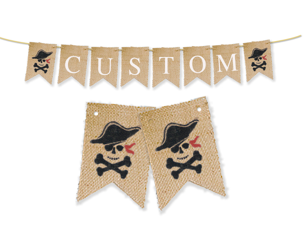 Custom Pirate Decor, Personalized Banner – Swanky Party Box