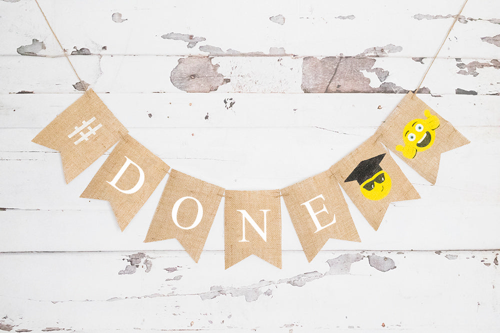 Graduation Decor, Done Banner – Swanky Party Box