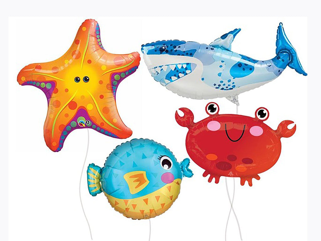 Sea Creature Balloons  Under the Sea Birthday Party Decorations