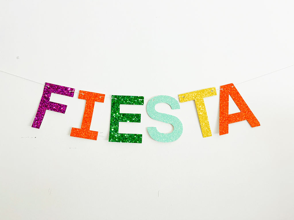 Sparkling Fiesta Letter Stickers