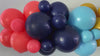 Colorful Balloon Garland | Multi-Color Balloon Decor | Coral Balloon Decor | Mustard Balloon Decor | Blue Balloon Decor | Balloon Garland