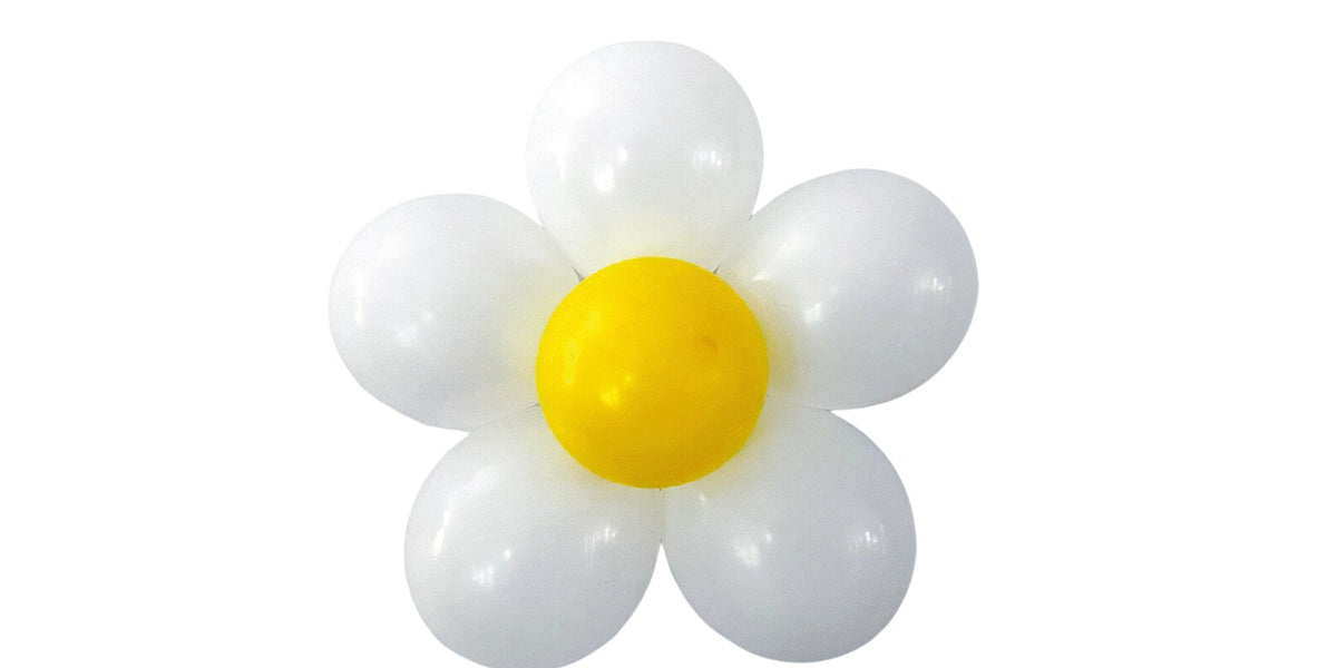 26 Inch Party Brands Flower Shape Yellow Plastic Balloon 400288