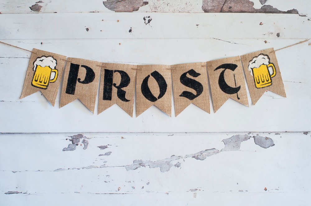 Oktoberfest Decor, Prost Banner – Swanky Party Box