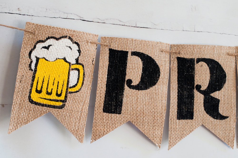 Cheers Banner, Prost, Beer Festival Sign, Oktoberfest Banner, Beer Decor, Bar Sign B361
