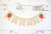 Strawberry Party Decor, Custom Strawberry Banner, Strawberry Birthday Decoration, Strawberry Nursery Decor,  Personalized Berry Banner, B743