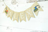Construction Birthday Party Decor, Construction Party Name Banner, Personalized Under Construction Sign, Dump Truck Garland, B787