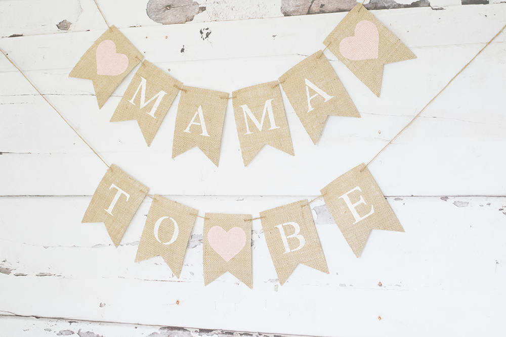 Baby Shower Decor, Mama To Be Garland, Pink Mom To Be Sign, Girl Baby Shower Banner,  Chair Banner,  Girl Gender Reveal, B910