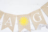 Summer Baby Shower Decor, Sunshine Baby Shower Banner, Summer It's A Girl Banner, Sun Baby Shower Decor, Gender Reveal Banner, B699