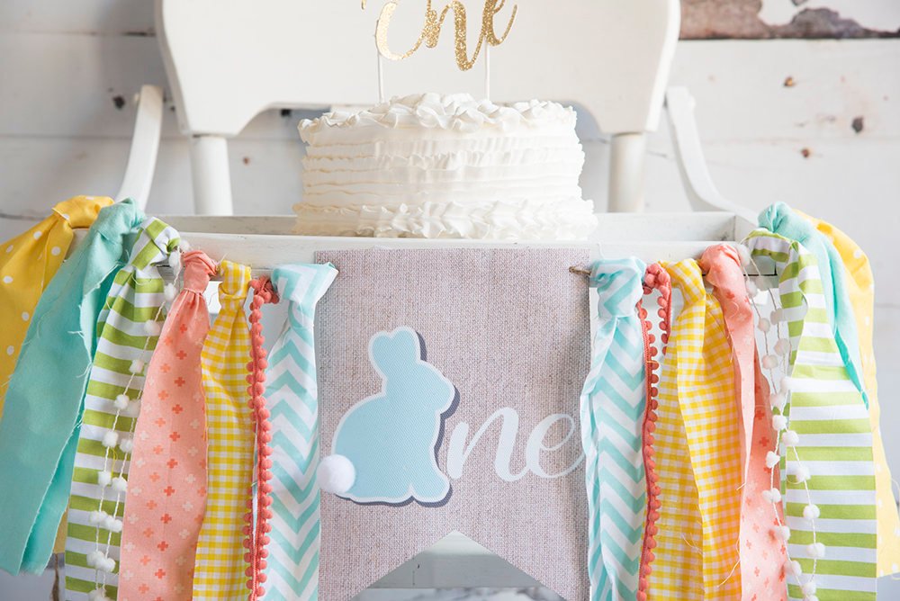 Easter Highchair Banner, Easter First Birthday Banner, Easter Bunny 1st Birthday Banner, Some Bunny is One, Boy's Easter Birthday, HC040