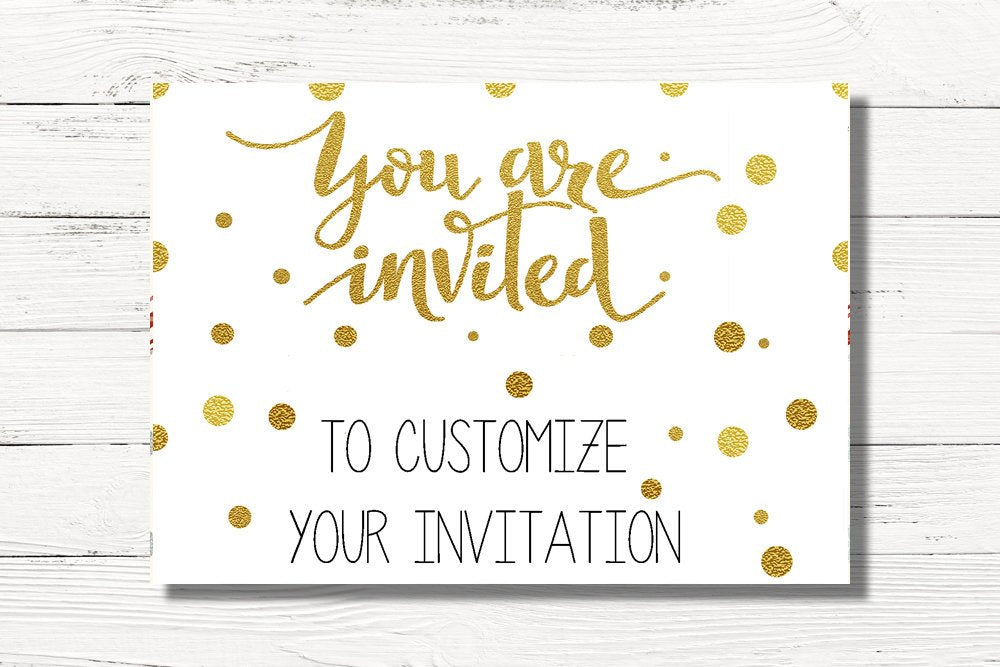 Customize Your Invitation