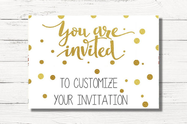 Customize Your Invitation