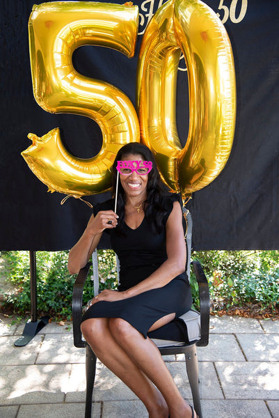 50th Birthday Balloon, 50th Birthday, 50th Party Decor, 50th Party Balloons, 50 & Fabulous, Fiftieth Party Ideas, Gold  50 Balloon