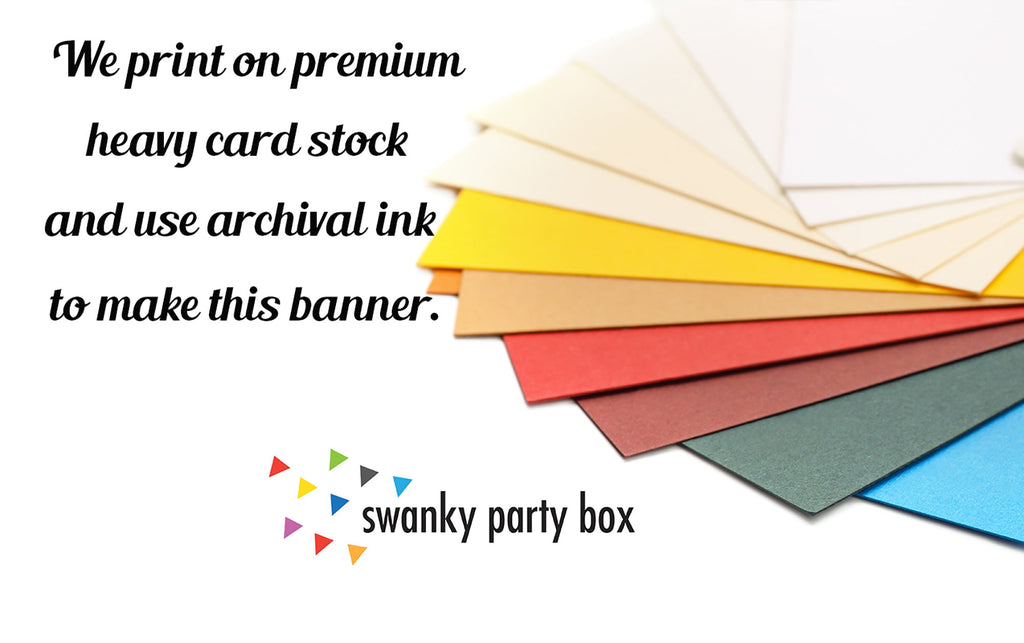 Football Party Banner, Football Decorations, Sports Party Banner, Card Stock Banner, Football Decorations, Football Party Decor, P277