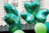 Large St. Patrick's Day Balloons | St. Patrick's Day Party Decor | 3 Leaf Clover and Rainbow Balloon | Shamrock Balloon | Rainbow Balloon