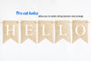 Baby-Que Burlap Banner, Barbeque Baby Shower Decorations, BBQ Gender Reveal Party Decor B1327