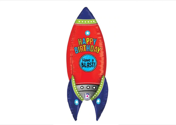 Rocket Balloon, Space Party Theme, Foil Rocket Balloon, Space Birthday Decorations, Astronaut Party Decor, Space Balloon, Astronaut Birthday