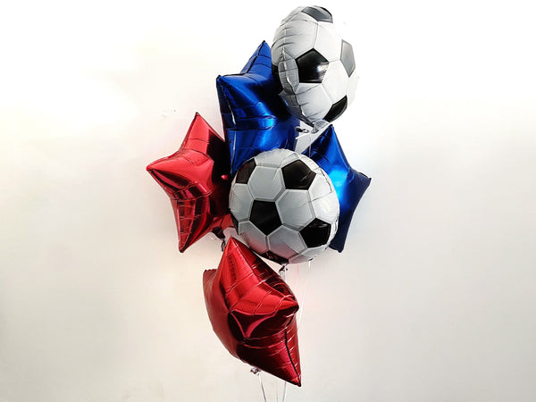 USA Soccer Birthday Party Decorations, World Cup Party, Soccer Balloons, Soccer Banquet Decorations COL182